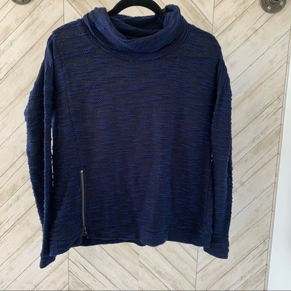 3/$20 Converse One Star Striped Cowl Neck Sweater - Picture 1 of 5